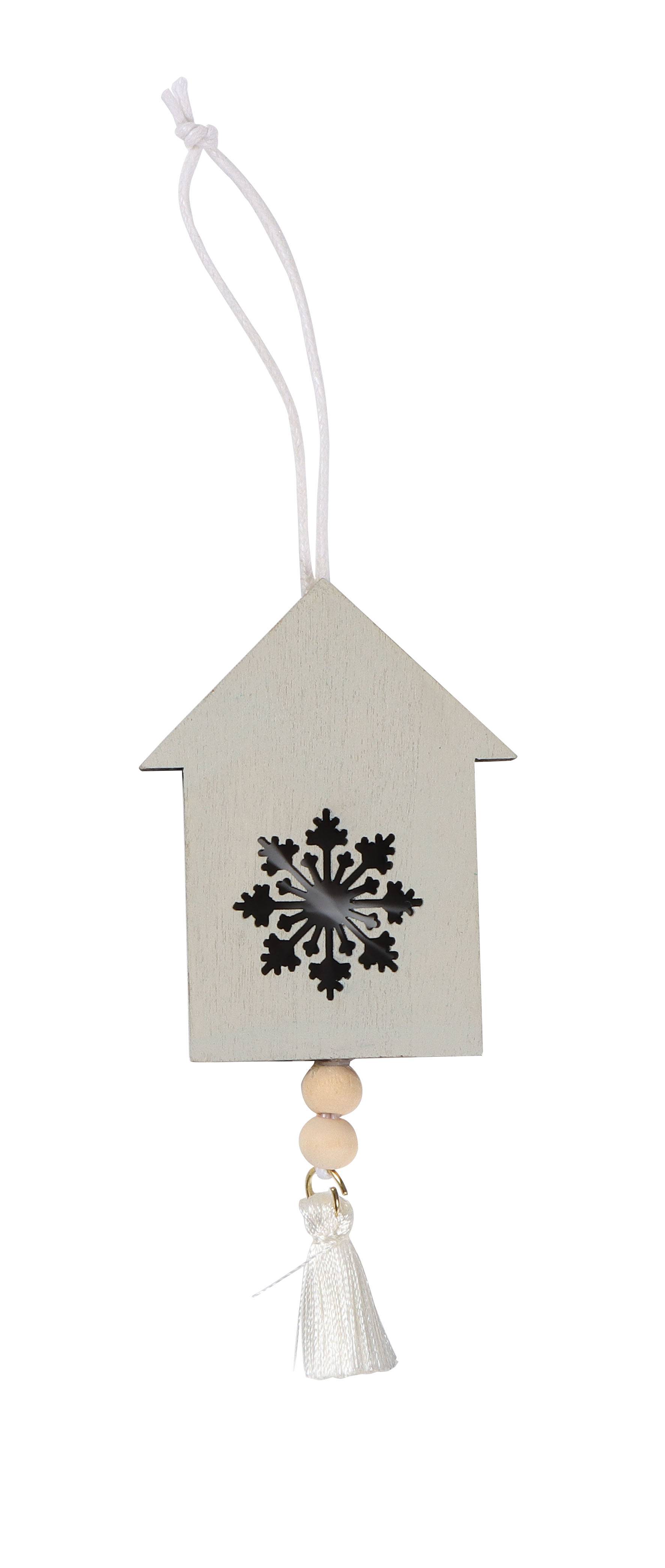Ecloz - Suspension maison et flocon en bois - ECLOZ