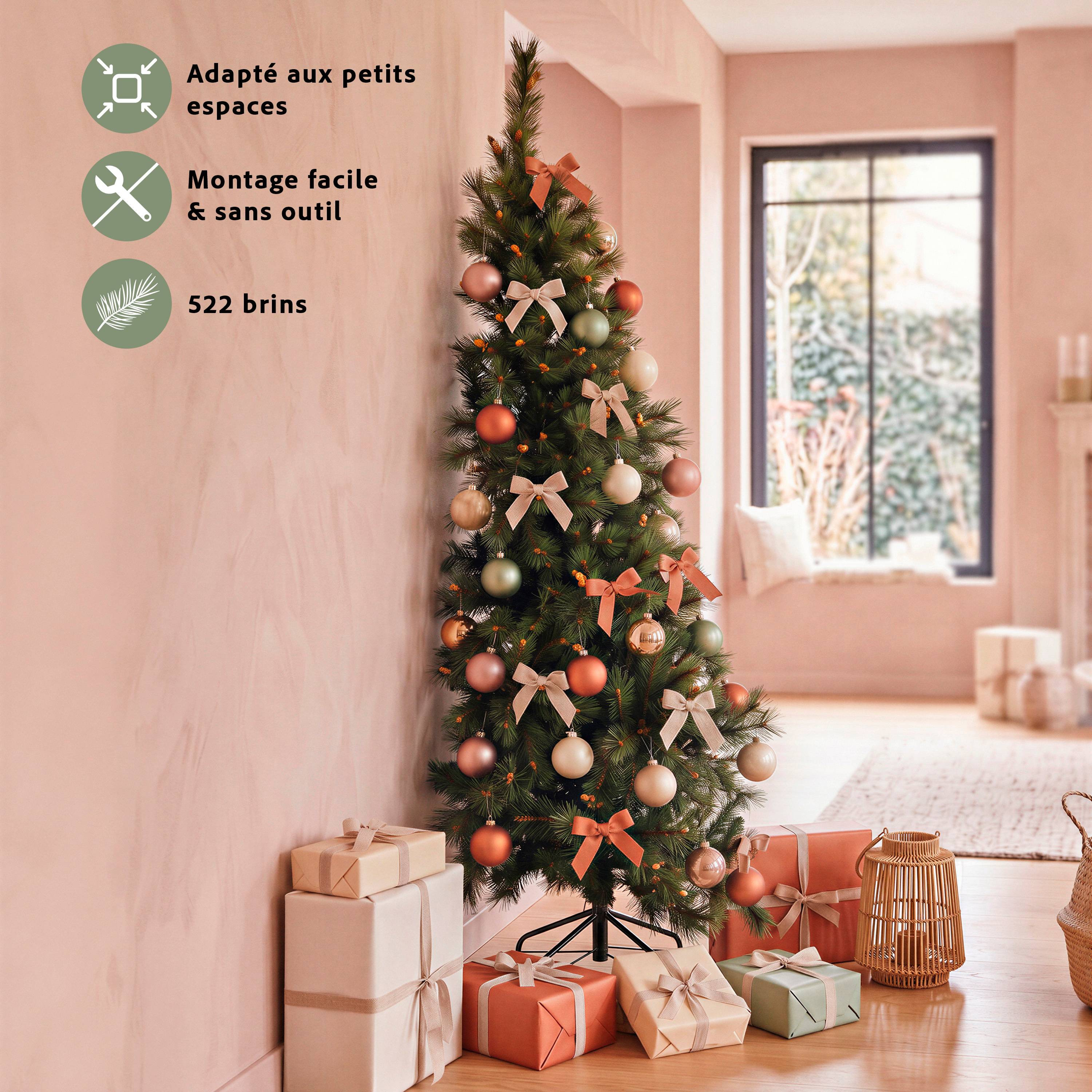 Ecloz - Demi-sapin de Noël artificiel Huez - 180 cm - ECLOZ - Image 4