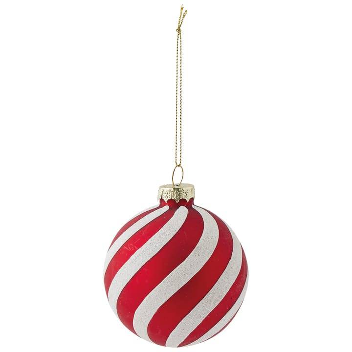 Ecloz - Boule de Noël - rouge et blanc - Ø. 8 cm - ECLOZ - Image 2