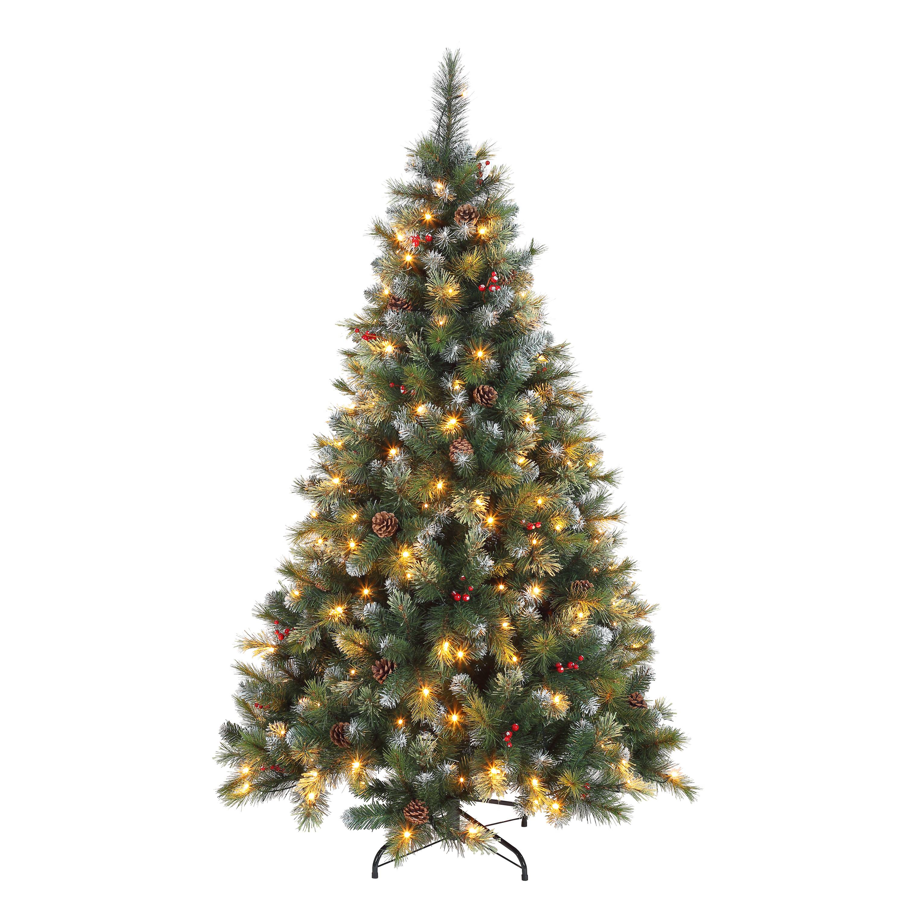 Ecloz - Sapin de Noël artificiel Valloire lumineux - 180 cm - ECLOZ