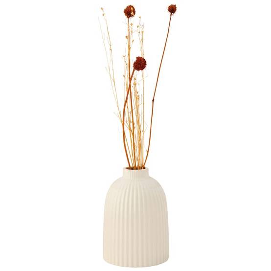 Ecloz - Vase en dolomite striée - blanc - H. 15 cm - ECLOZ - Image 2