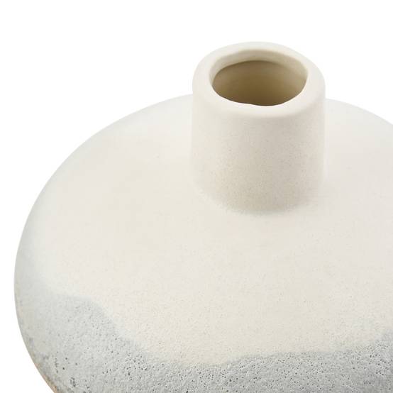 Ecloz - Soliflore rond en dolomite - blanc et marron - ECLOZ - Image 4