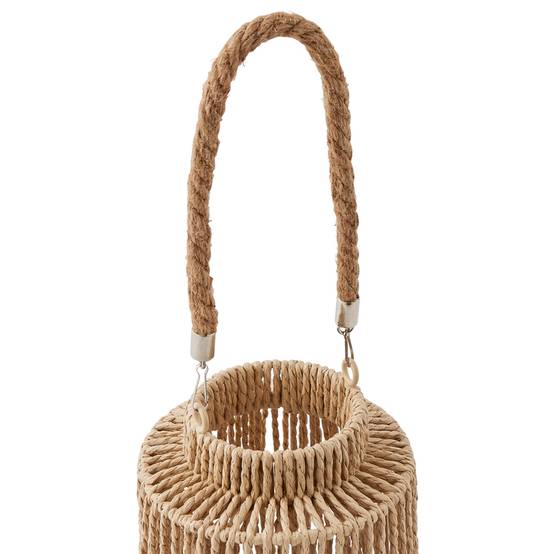 Ecloz - Lanterne avec ampoule en corde - beige - ECLOZ - Image 2