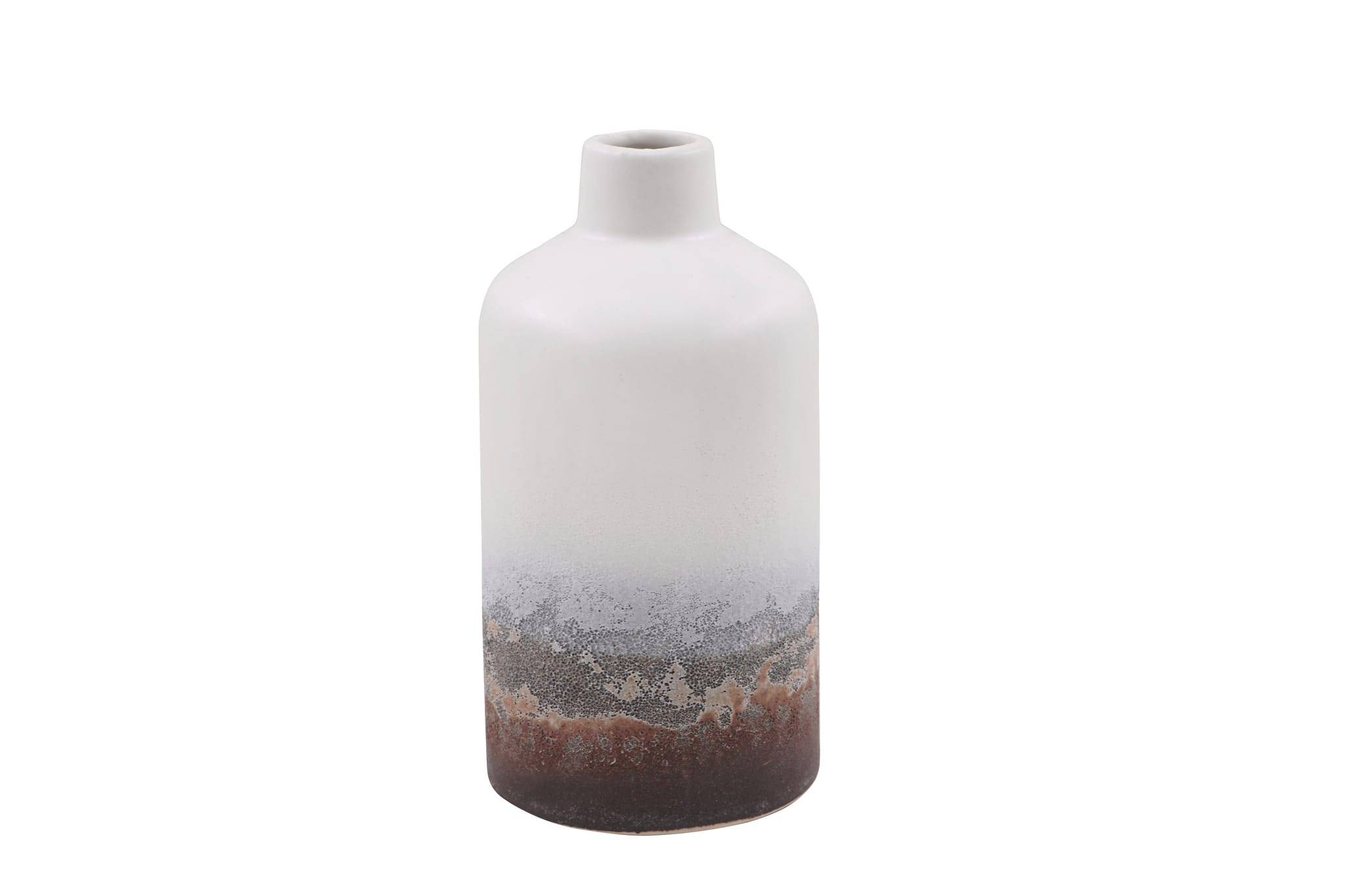 Ecloz - Soliflore en dolomite - blanc et marron - ECLOZ - Image 1
