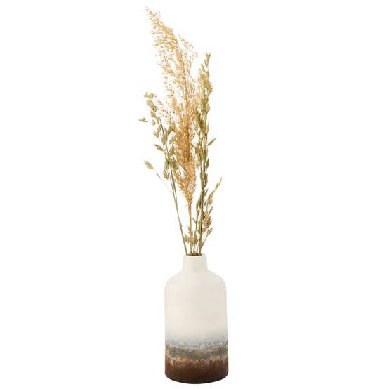 Ecloz - Soliflore en dolomite - blanc et marron - ECLOZ - Image 2