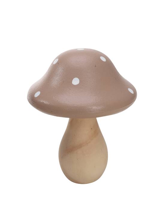 Ecloz - Champignon déco marron à pois blancs Ø14 x H.25 cm- ECLOZ - Image 1