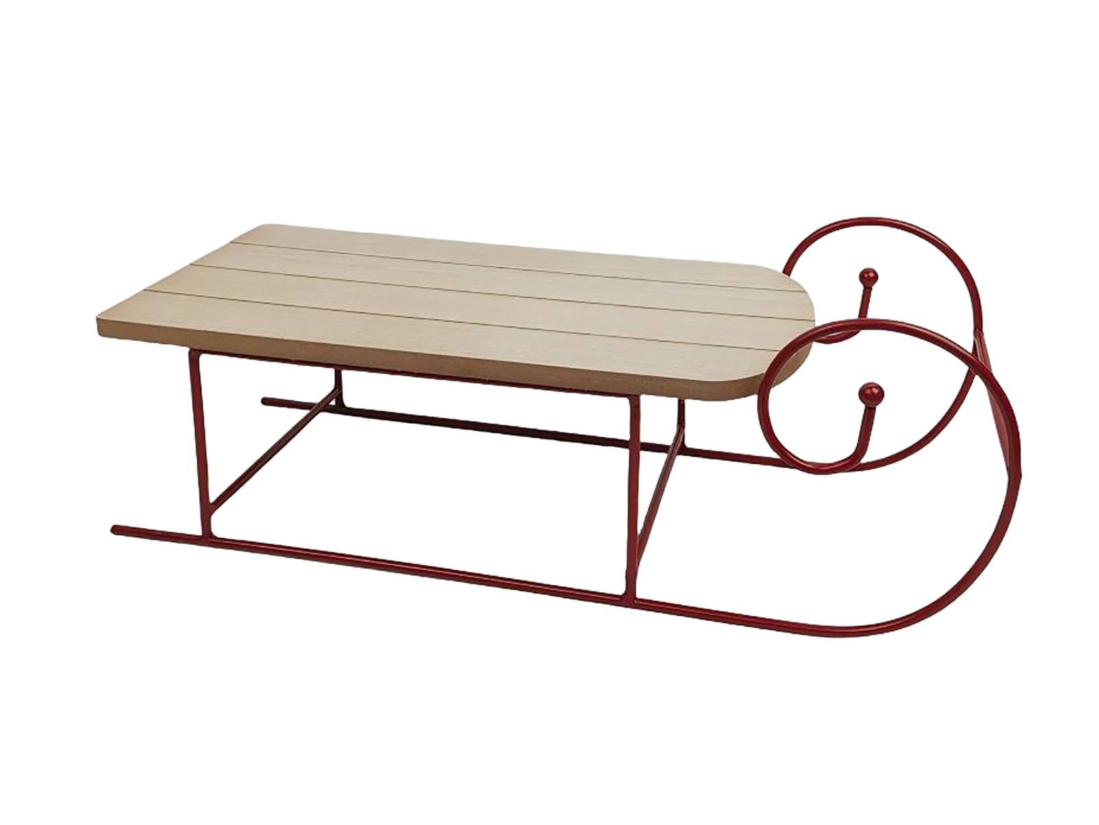 Ecloz - Luge en métal et bois - L. 40 cm - ECLOZ