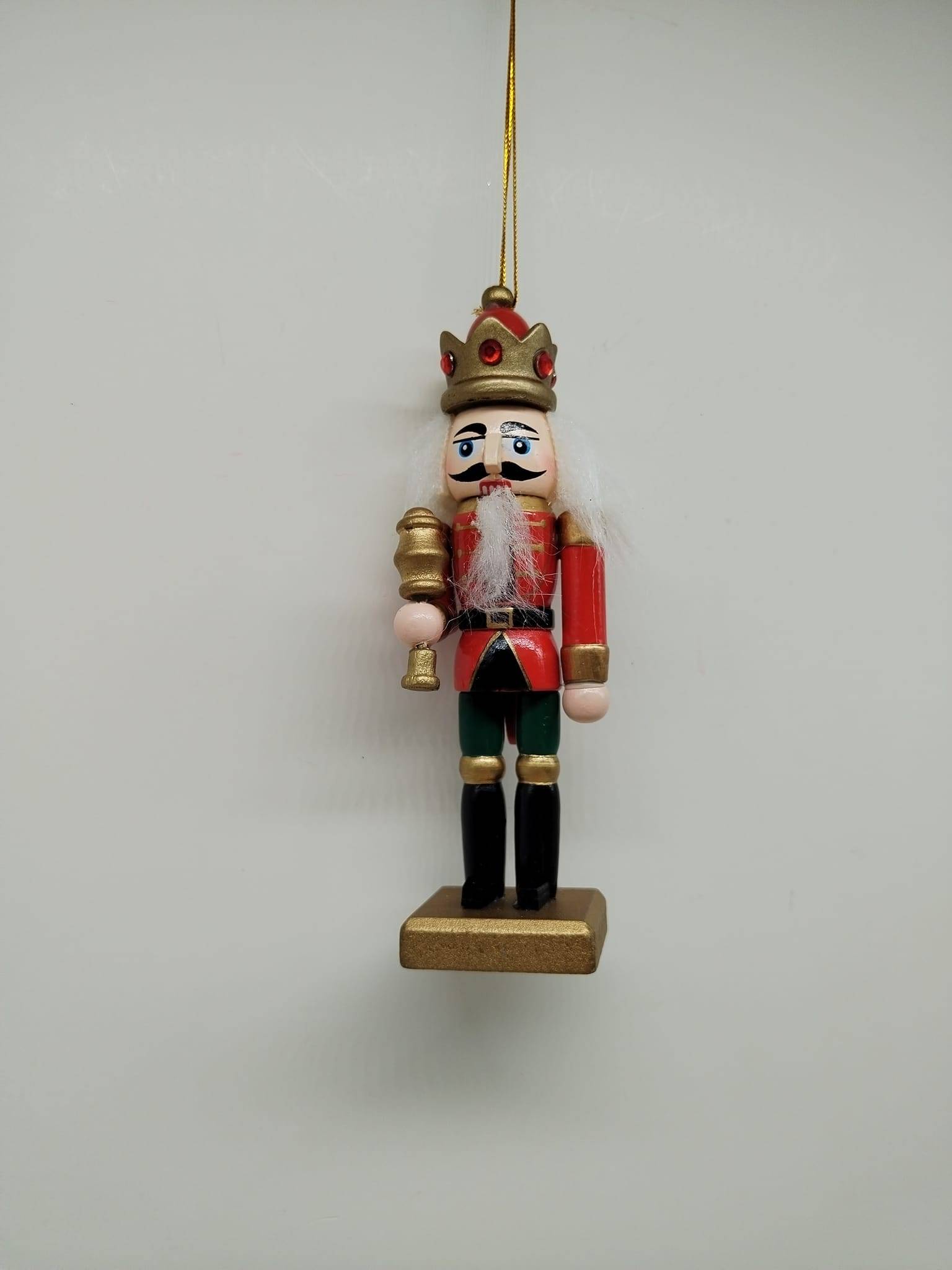 Ecloz - Suspension décorative de Noël - casse-noisette avec chapeau or - ECLOZ - Image 1