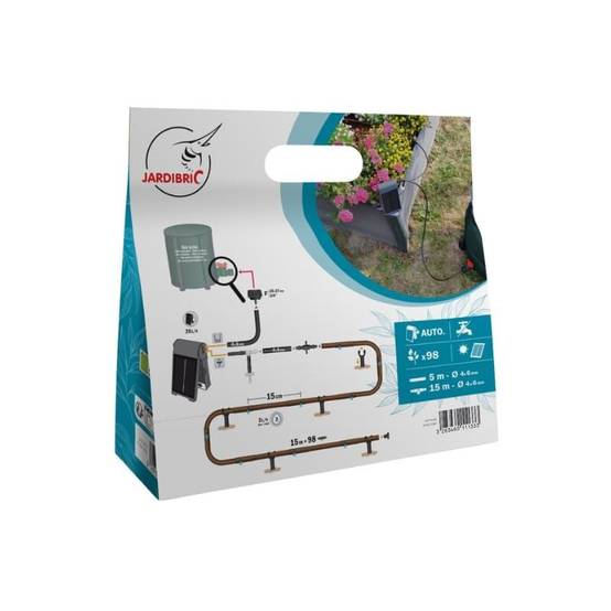 Jardibric - Kit complet d'arrosage goutte à goutte plastique gris - Jardibric - Image 9