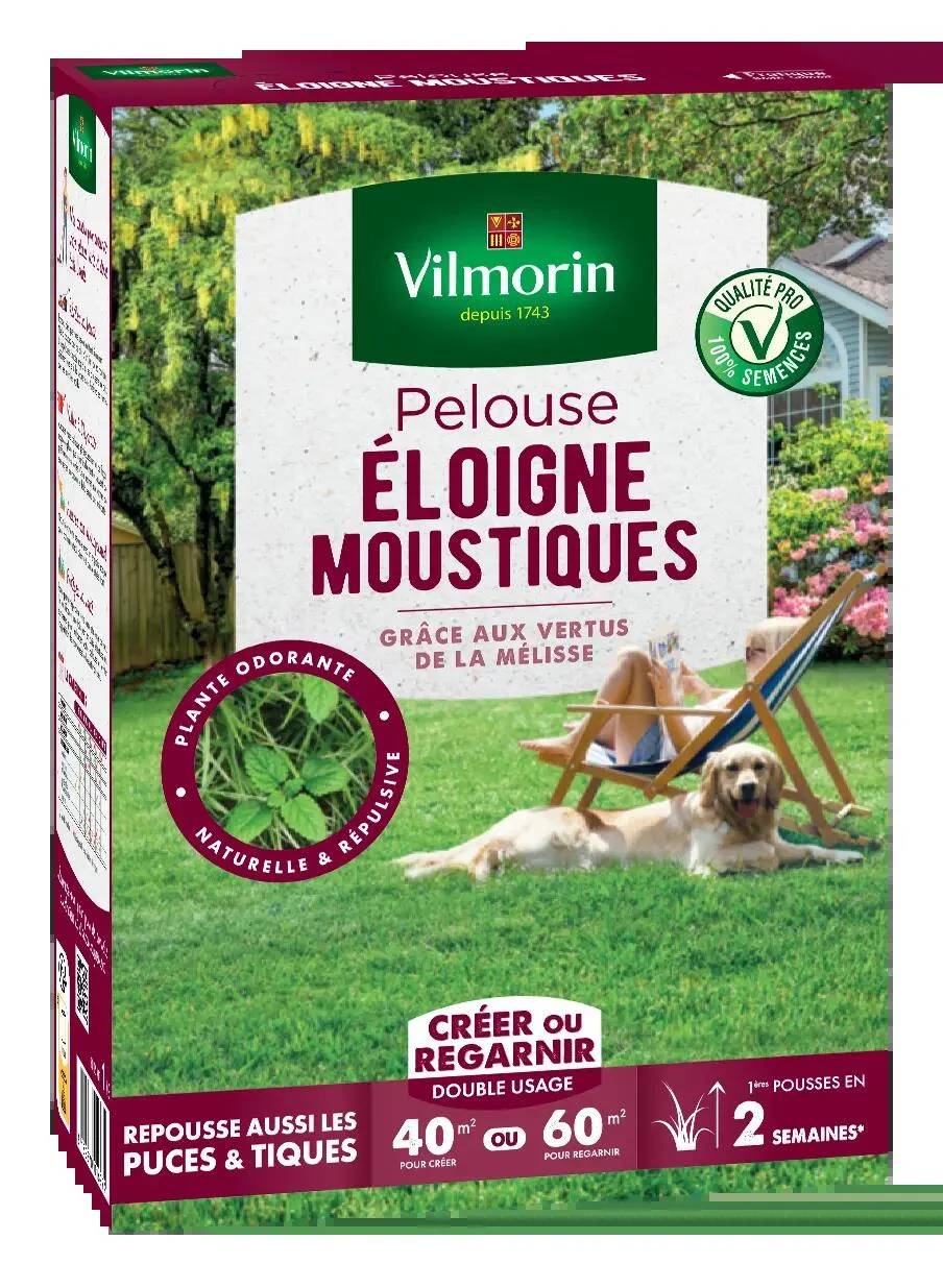 Vilmorin - Pelouse Mélisse Graminées Éloigne Moustiques 1kg - VILMORIN - Image 2
