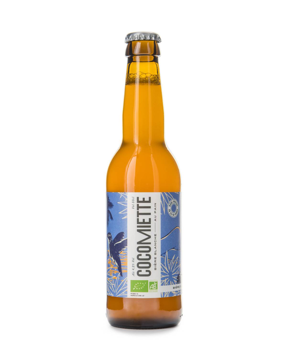 L.B.F. - Bière blanche BIO 4,2° 33 cl - Cocomiette - Image 1