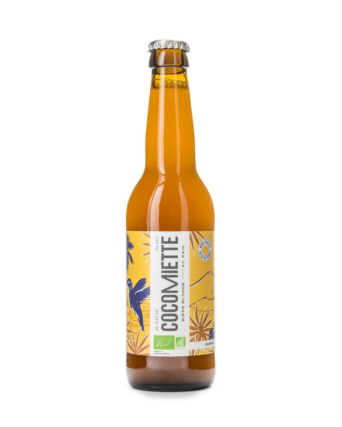 L.B.F. - Bière blonde BIO 4,8° 33 cl - Cocomiette - Image 1