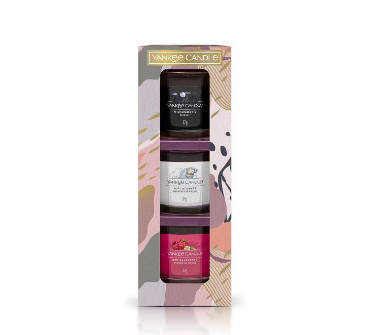 Yankee Candle - Coffret cadeau 3 bougies Yankee Candle