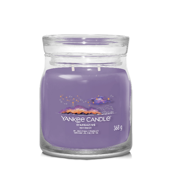 Bougie Signature Nuit Etoilée Yankee Candle - moyenne jarre