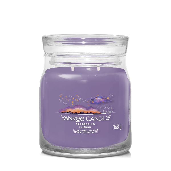 Bougie Signature Nuit Etoilée Yankee Candle - moyenne jarre
