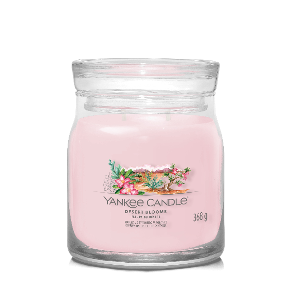 Yankee Candle - Bougie Signature Fleurs du Désert Yankee Candle - moyenne jarre