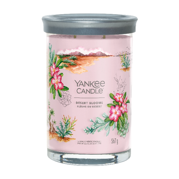 Bougie Signature Fleurs du Désert Yankee Candle - grand gobelet