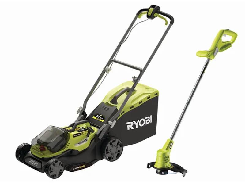 Ryobi - Pack comprenant : une tondeuse hybride + un coupe-bordures - Image 2