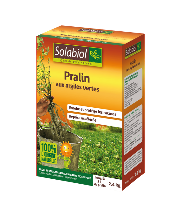 Pralin pour racines Argile Verte 2,82 L SOLABIOL - Image 1