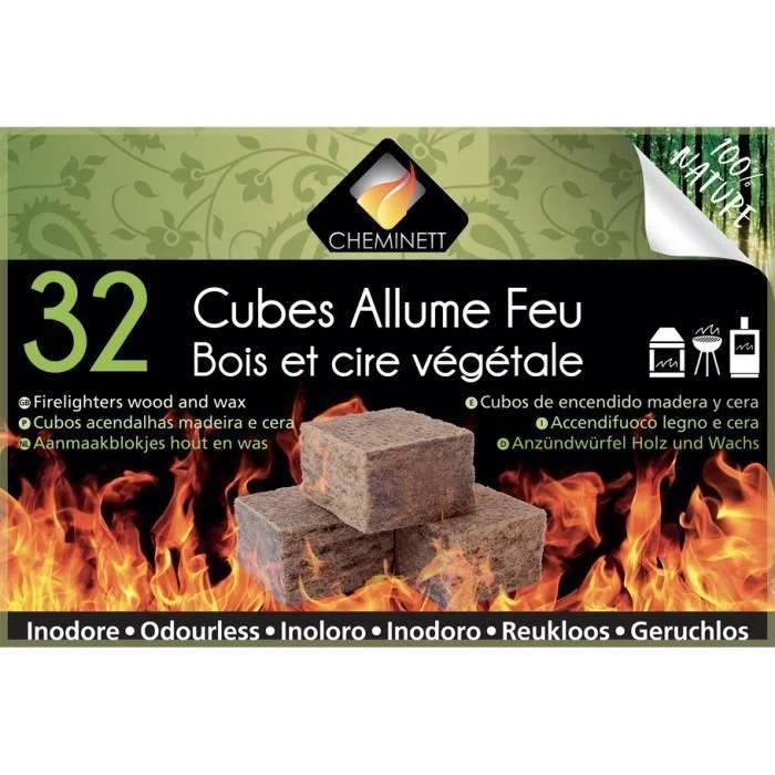 Allume feu cubes bois inodore 32 pcs – PYROFEU - Image 7
