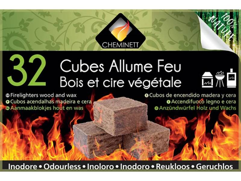 Allume feu cubes bois inodore 32 pcs – PYROFEU - Image 8