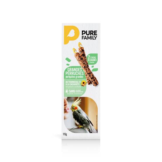 Pure Family - Stick grandes perruches x2 - Pure Family - Image 1
