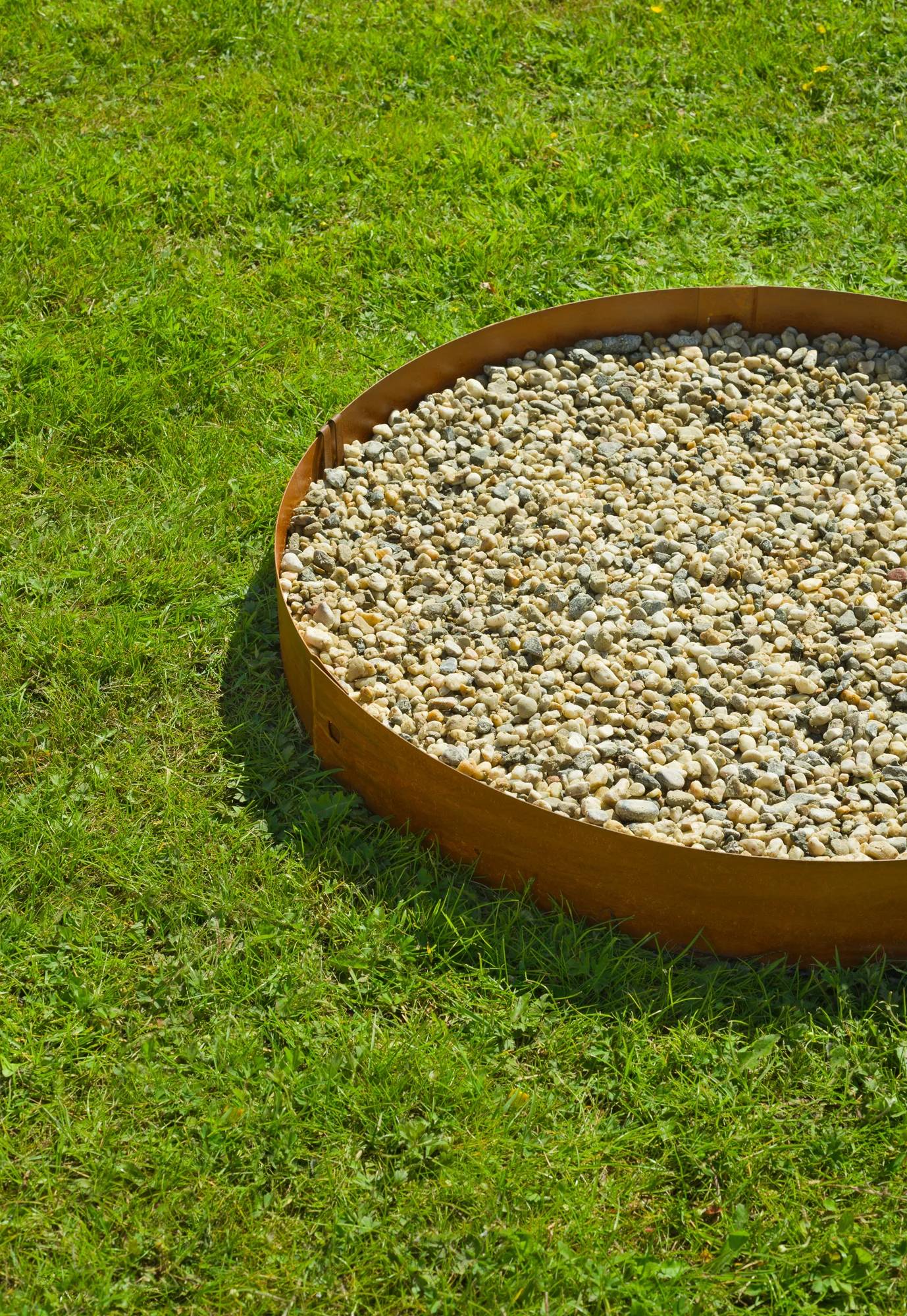Bordure acier Corten H 10,2 cm L 264 cm 4 ancres - CORTEN - Image 5