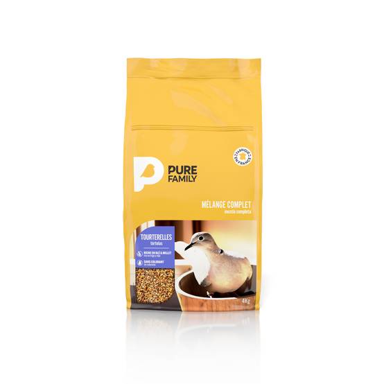 Pure Family - Mélange complet graines Tourterelles 4 Kg – PURE FAMILY - Image 3