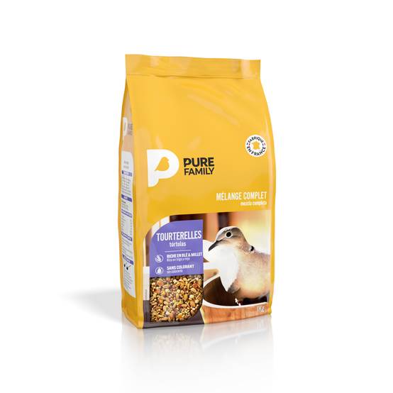 Pure Family - Pure Family - Mélange complet pour tourterelles 1 kg - Image 2