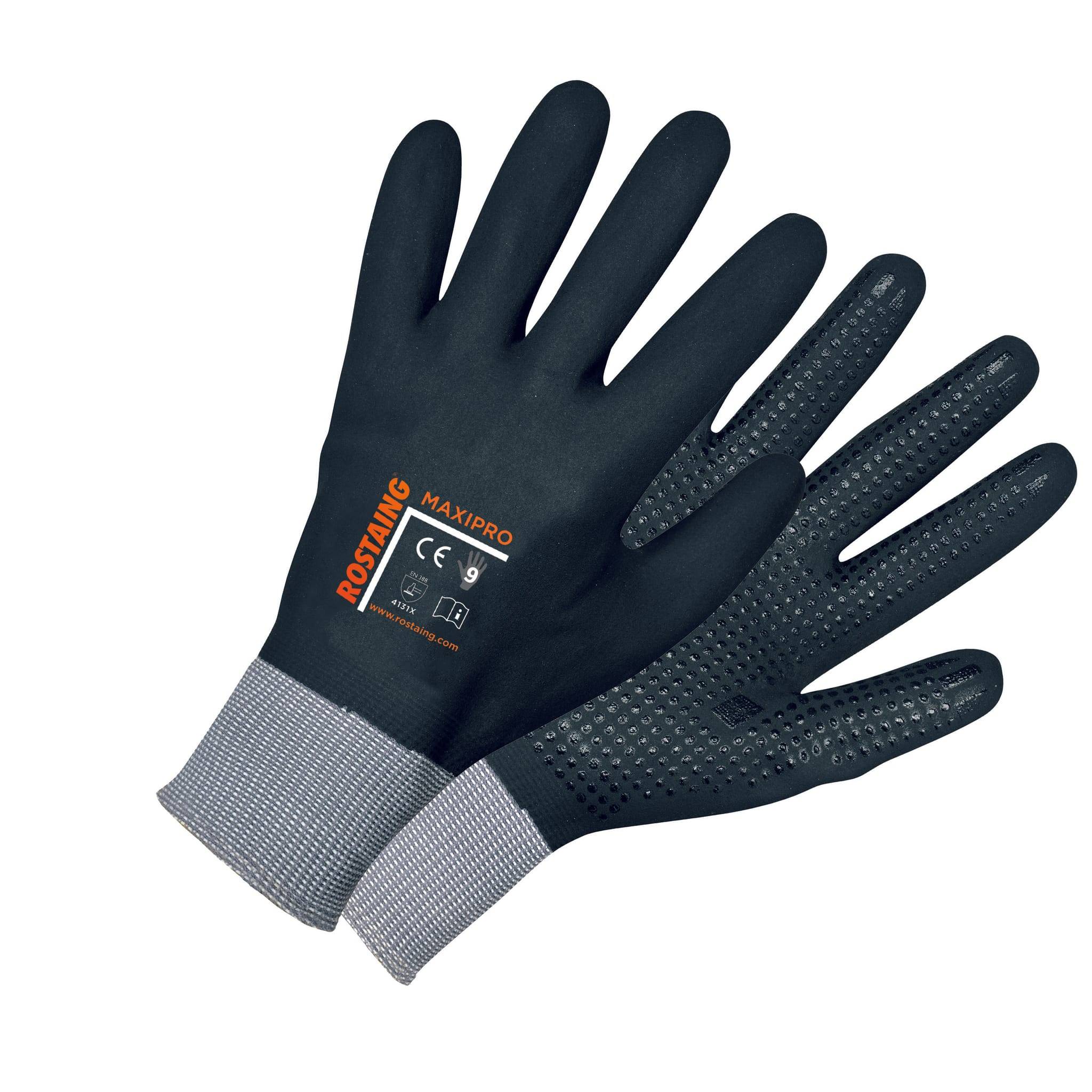 Rostaing - Gant de protection Nitrile Picots PVC MAXIPRO – ROSTAING - Image 1