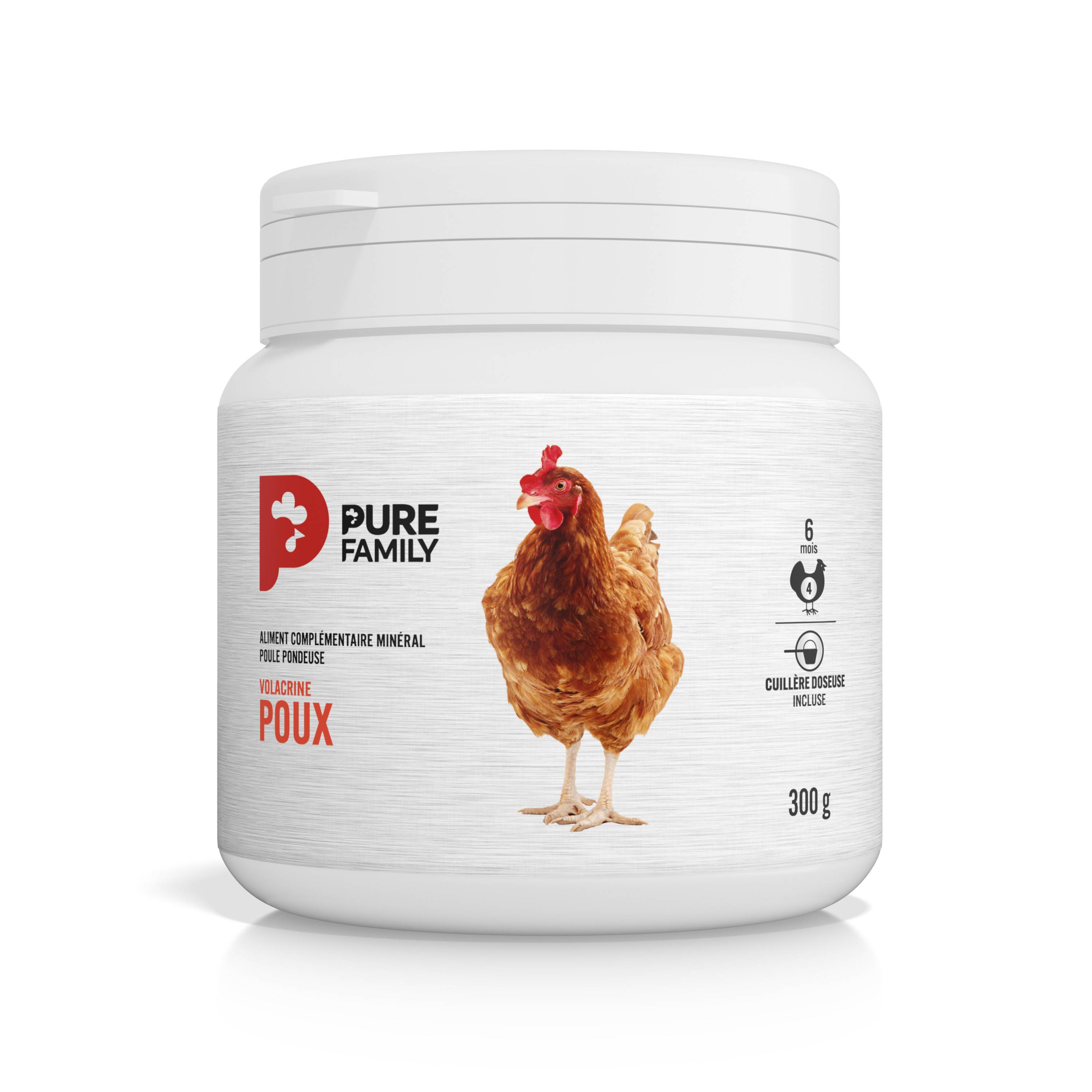 Pure Family - Complément liquide anti-poux pour poule 250 ml - PURE FAMILY - Image 1
