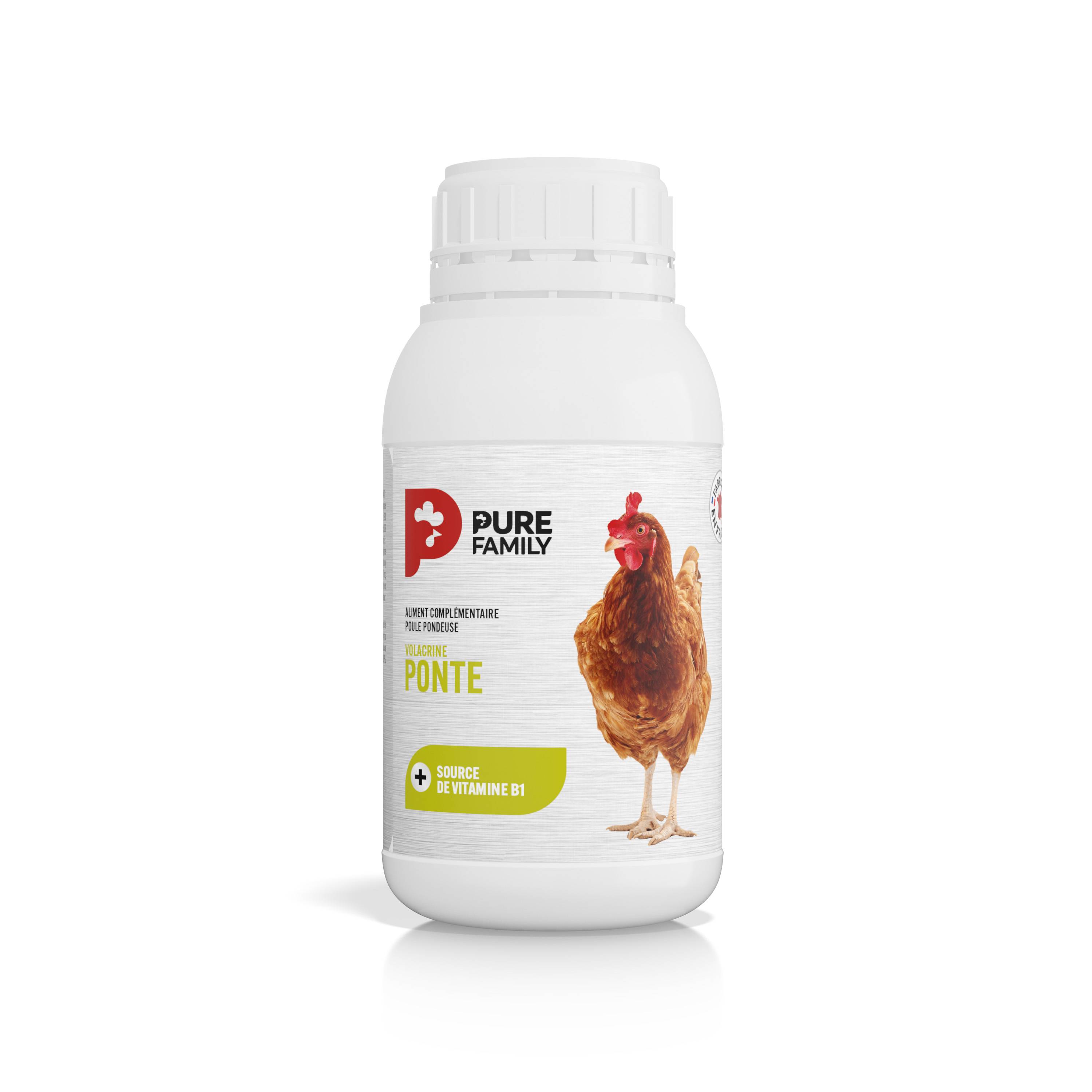 Pure Family - Complément liquide Volacrine ponte 500 ml pour poule - PURE FAMILY - Image 2