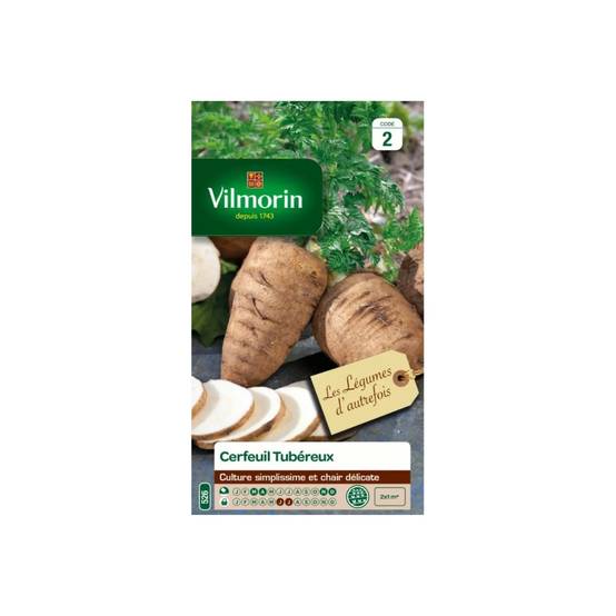 Graines de cerfeuil tubéreux Sachet - Vilmorin - Image 2