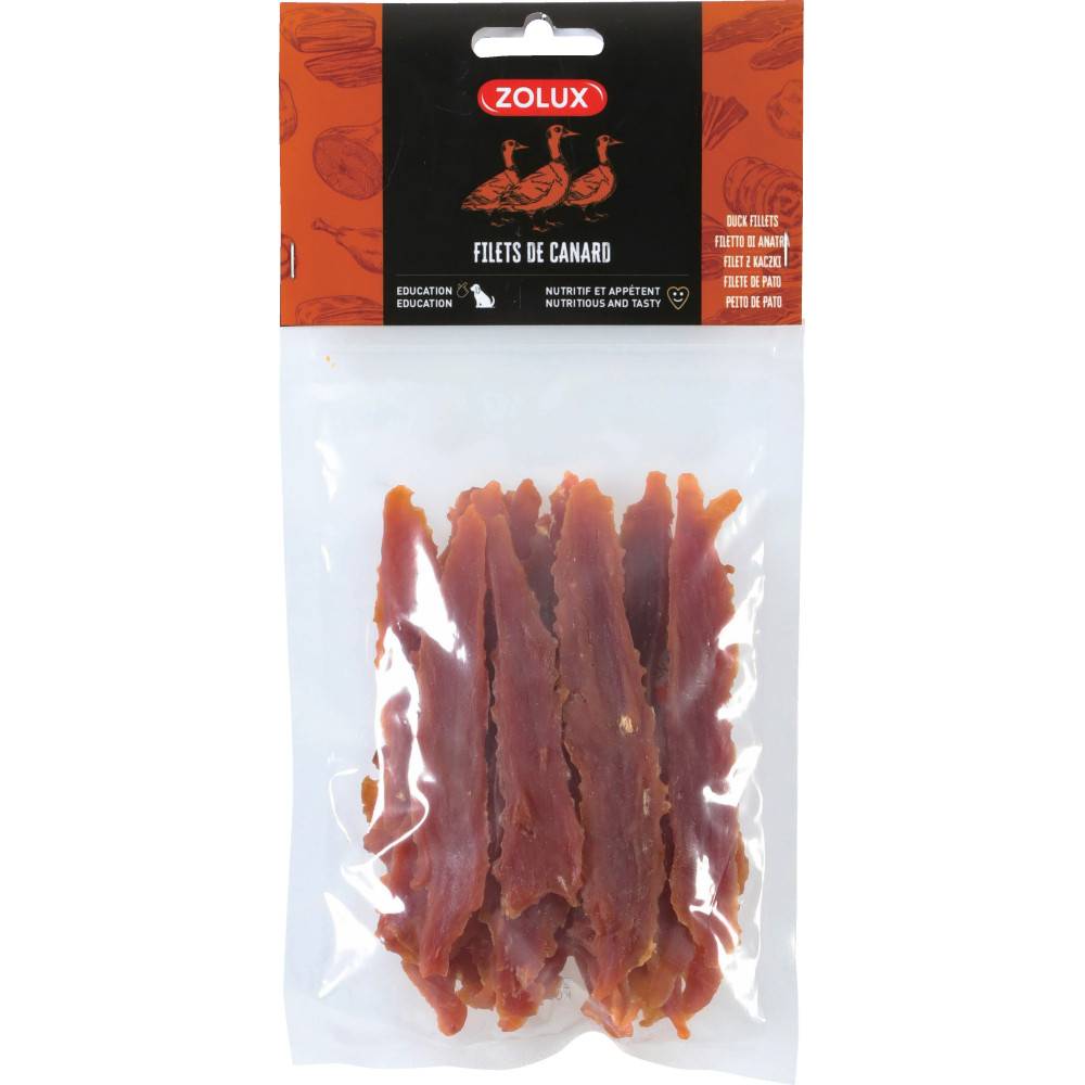 Friandise filet de canard 100 g pour chiens - Zolux