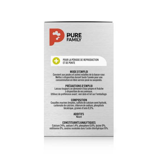 Pure Family - Complément minéral Bloc anisé pour poule 950 g - Pure Family - Image 3