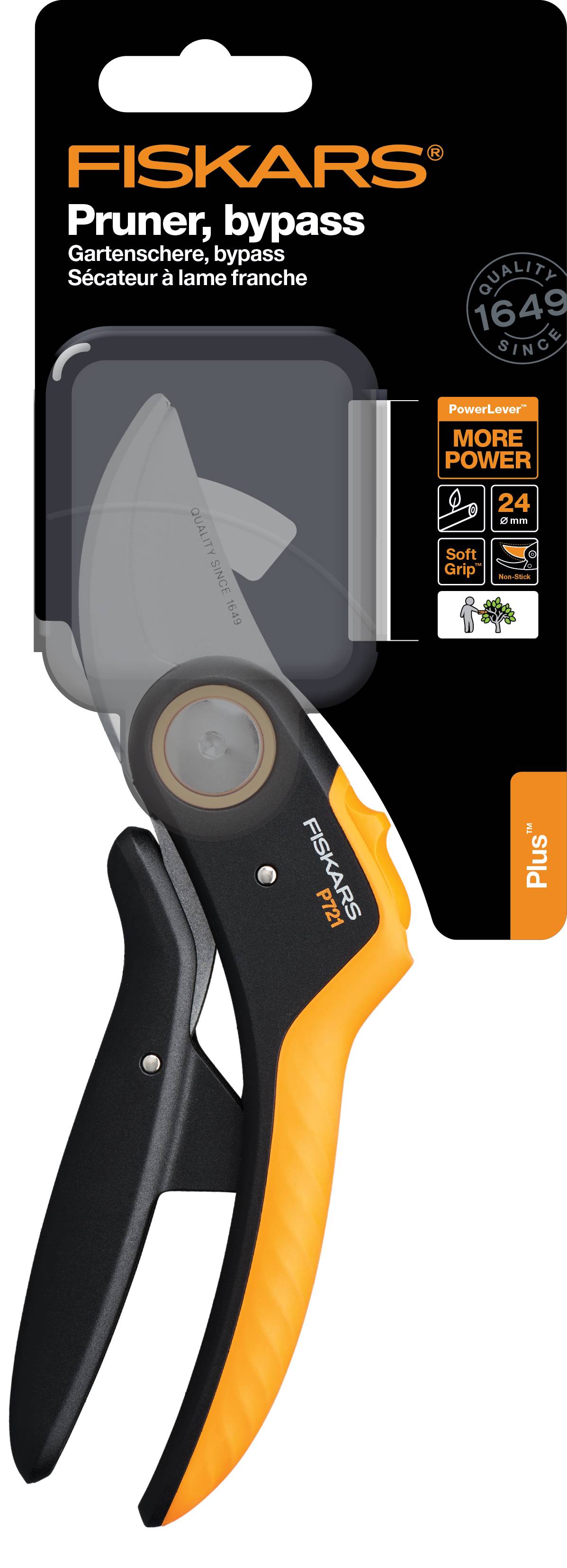 Fiskars - Sécateur Plus PowerLever P721 Ø 24 mm - FISKARS - Image 1