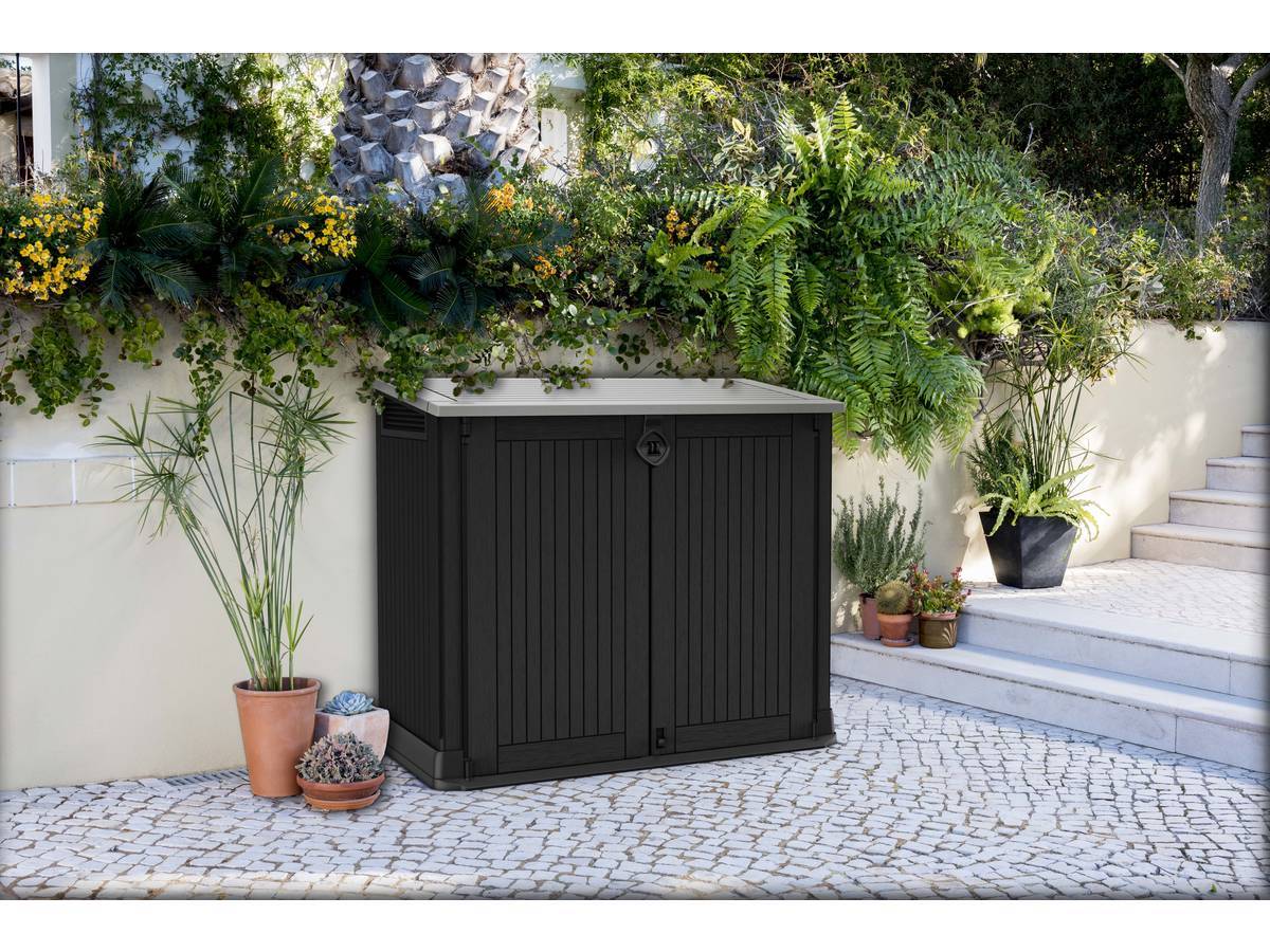 Keter - Coffre de Jardin Résine Noir/Gris 880 L - KETER - Image 6
