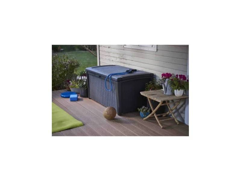Coffre de rangement extérieur résine gris 416 L - KETER