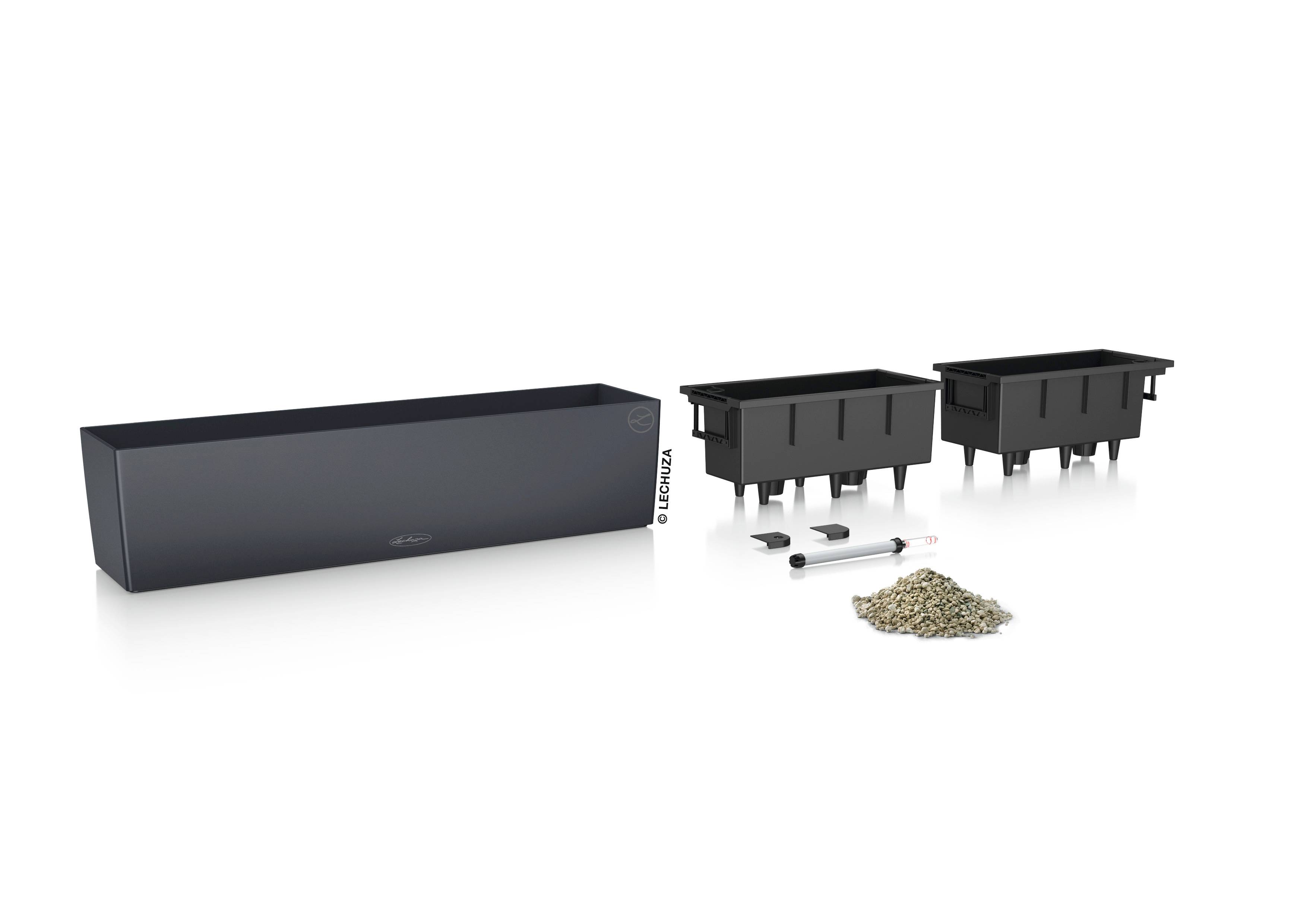 Lechuza - Balconera Color 80 - kit complet, gris ardoise Lechuza - Image 2