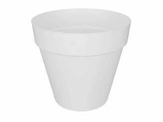 Pot de fleurs Loft Urban rond plastique blanc Ø60xH.53 cm - Elho