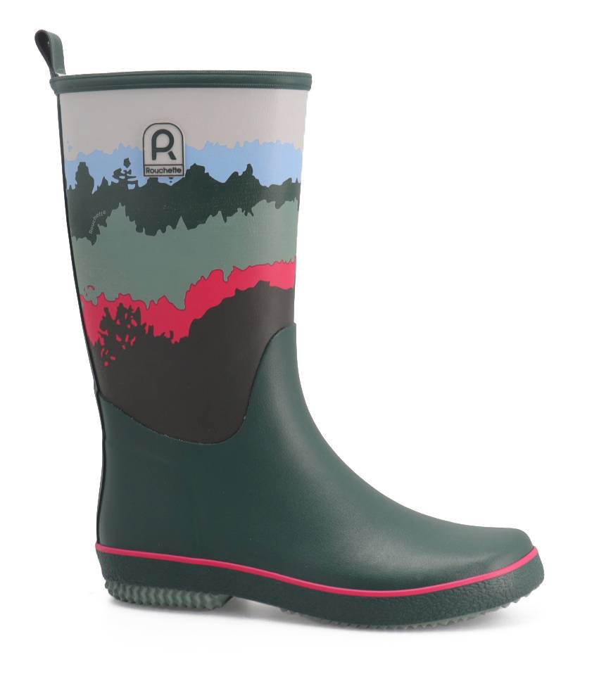 Botte HORIZON caoutchouc vert Taille 39 - Rouchette