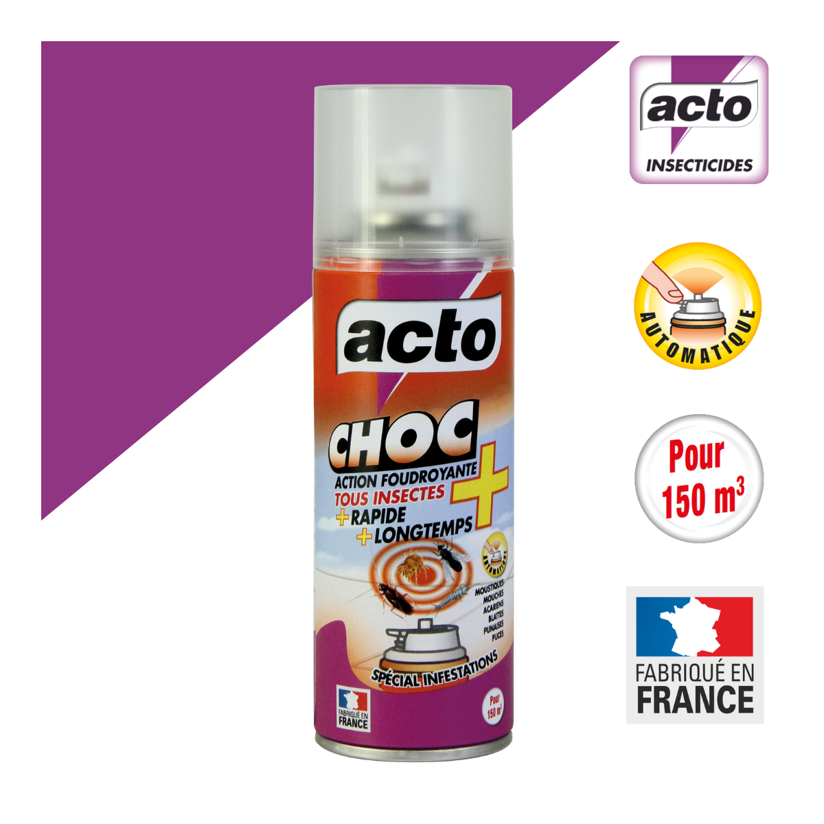 Anti Insecte Polyvalent Diffuseur Continu 100 ml - ACTO - Image 4
