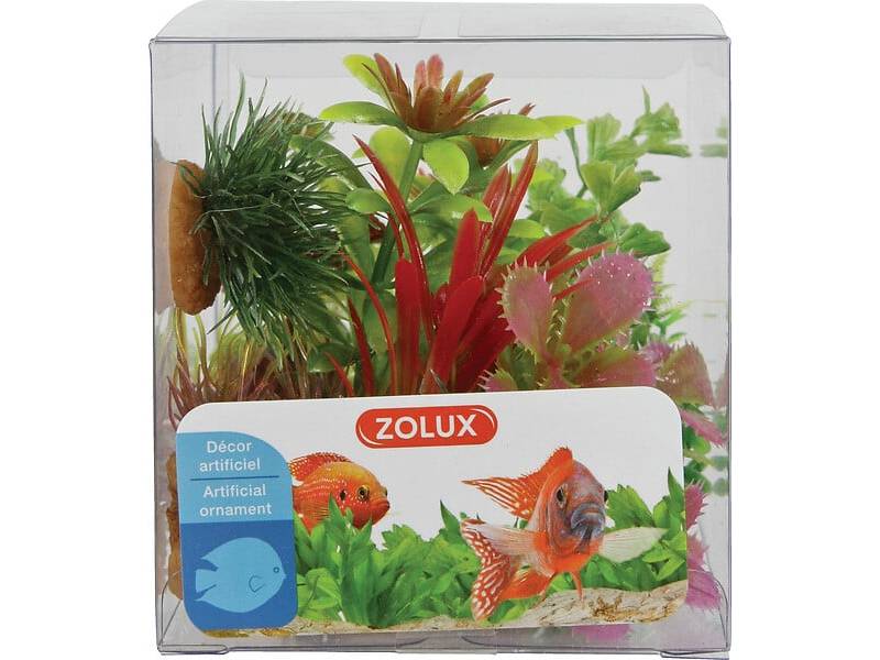 Kit de plantes artificielles petites tailles pour aquarium x 6 - ZOLUX - Image 1