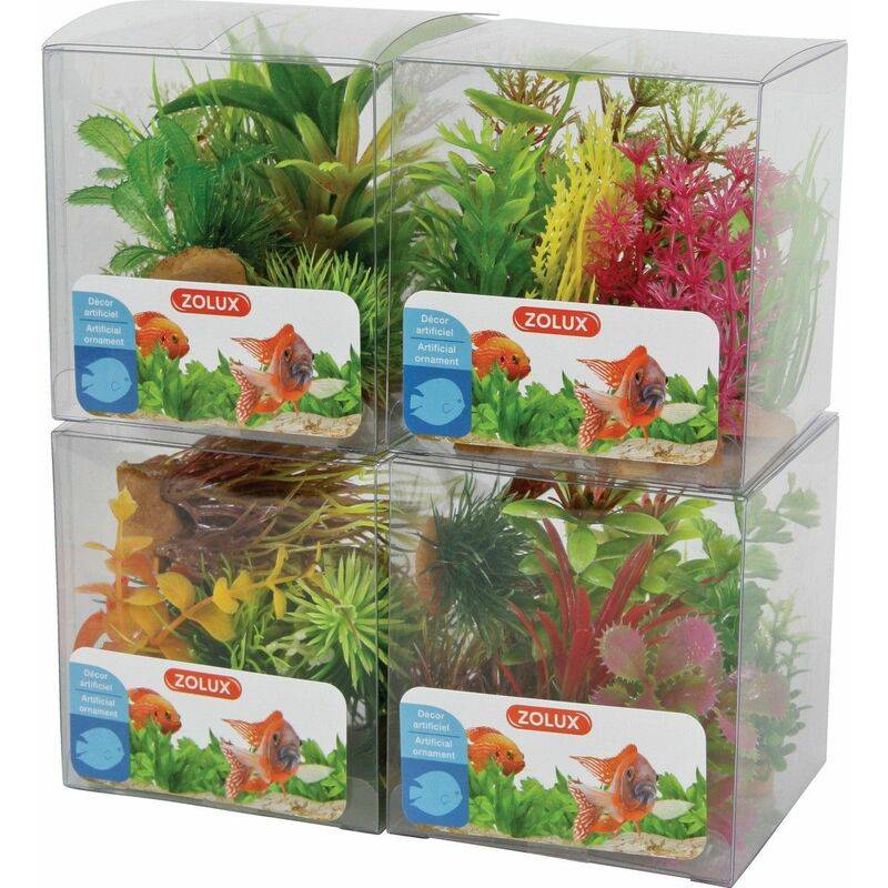 Kit de plantes artificielles petites tailles pour aquarium x 6 - ZOLUX - Image 2