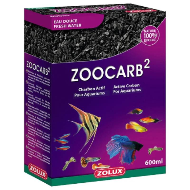 Charbon Actif Végétal Aquarium 600 ml - ZOLUX