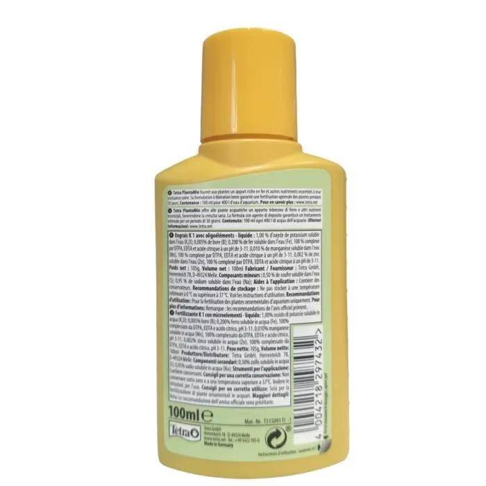 Engrais PlantaMin pour plantes d'aquarium 100ML - Tetra - Image 4
