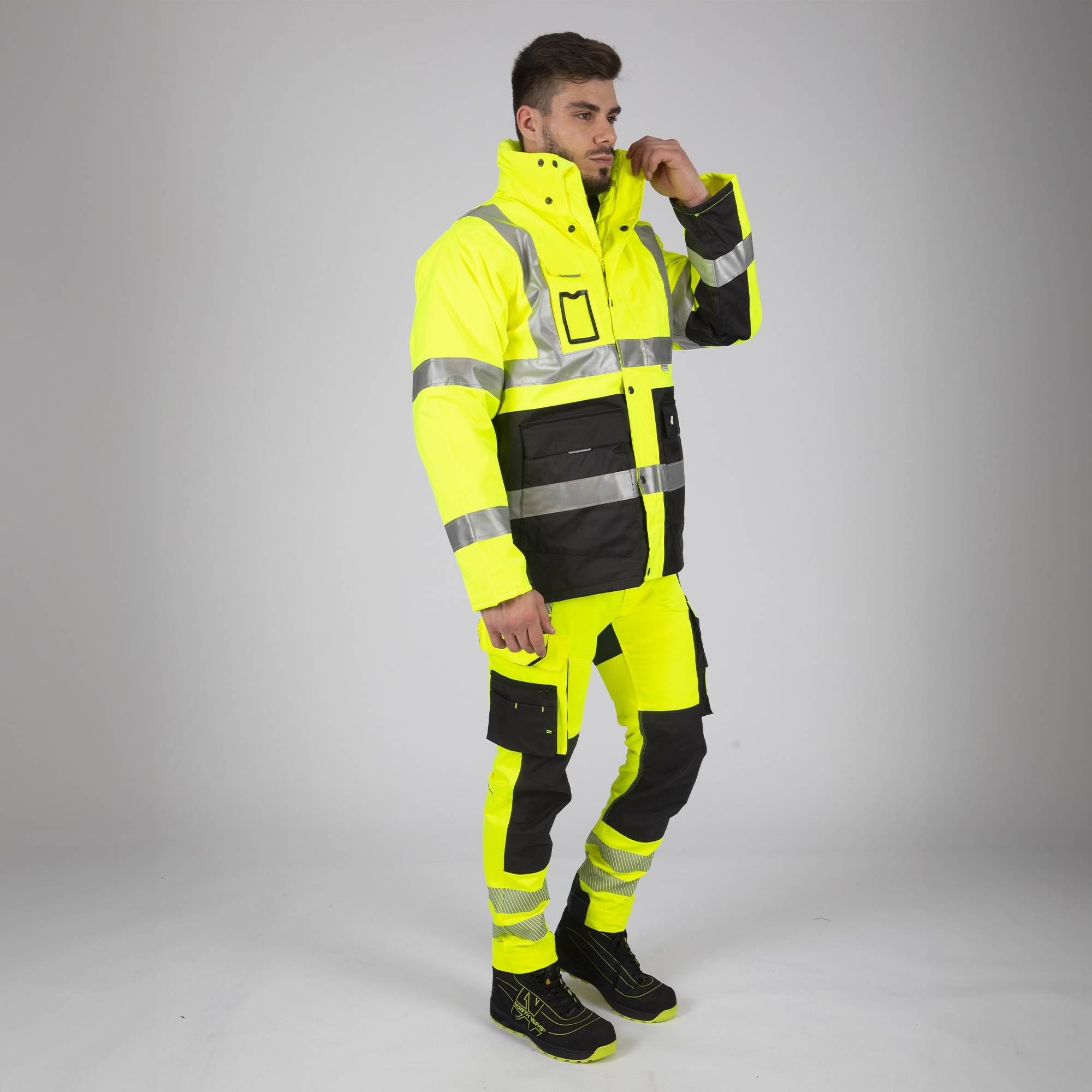 Nineworths - Parka de travail haute visibilité Wellington jaune fluo taille XL - Nine Worths - Image 12