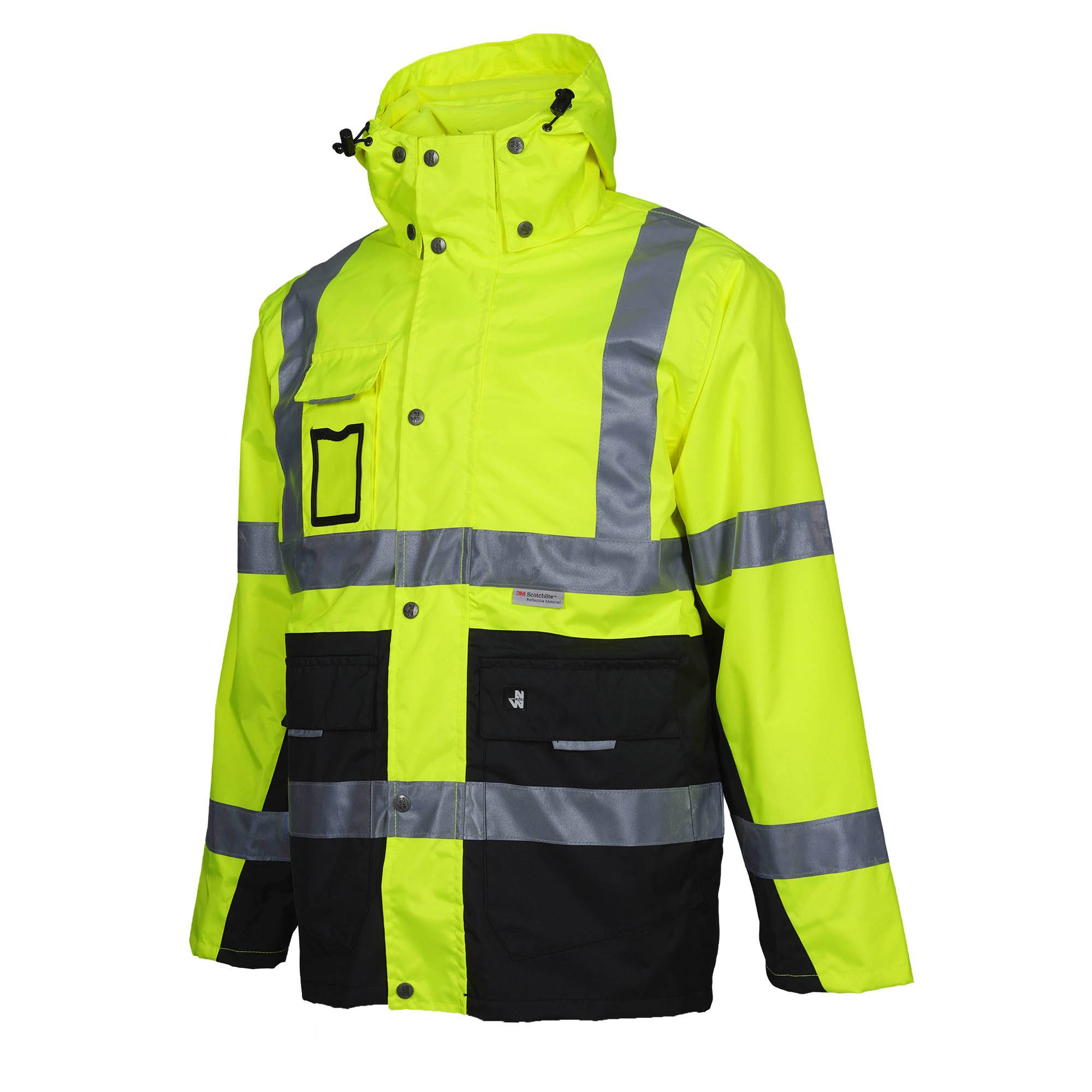 Nineworths - Parka de travail haute visibilité Wellington jaune fluo taille XL - Nine Worths - Image 6