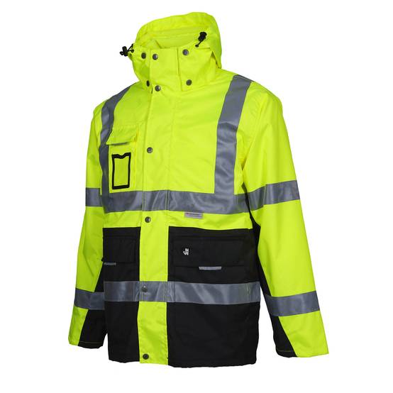 Nineworths - Parka de travail haute visibilité Wellington jaune fluo taille XXL - Nine Worths - Image 8