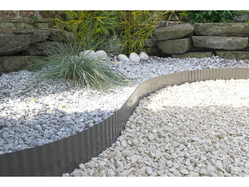 Bordure acier galvanisé gris foncé L 600 cm H 14 cm - NORTENE - Image 4